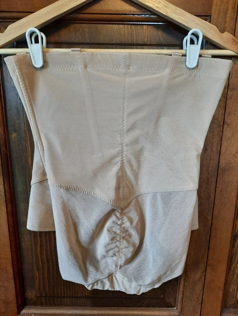 NWOT Honeylove SuperPower Brief Sand Nude No-Dig Shaperwear Size Large